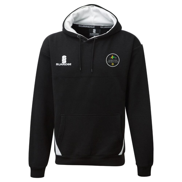 Ashbourne CC Fuse Hoody : Black / White