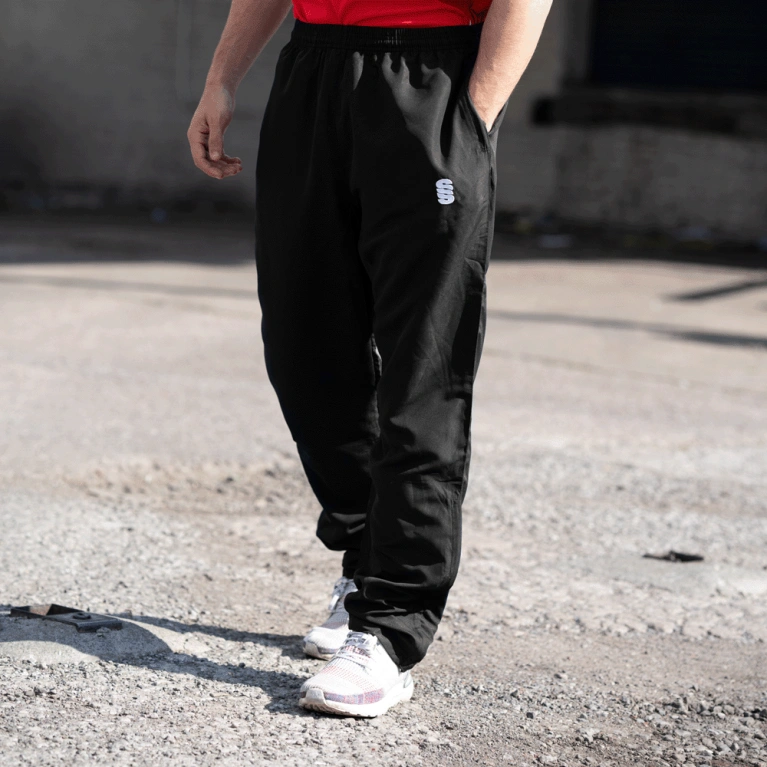 Ashbourne CC Dual Poplin Track Pant : Black