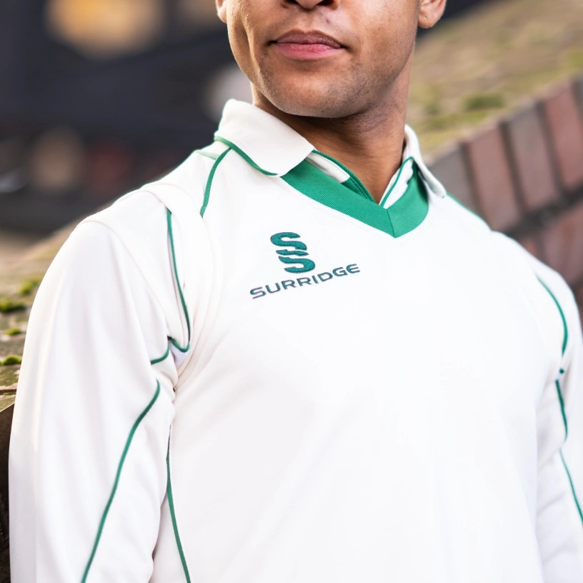 Ashbourne CC Sleeveless Sweater Green Trim