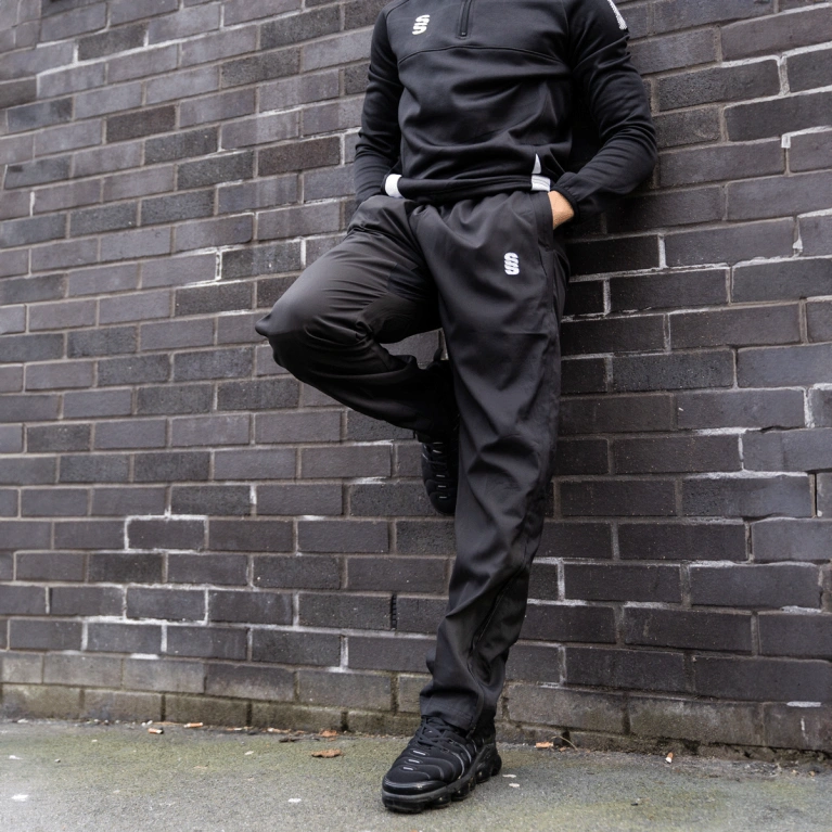 Ashbourne CC Dual Poplin Track Pant : Black